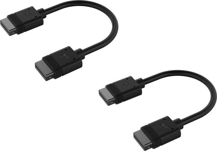 Immagine prodotto Corsair Cavo iCUE LINK, 2x 100 mm con connettori diritti, nero