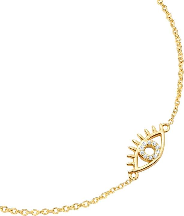 Immagine prodotto Glanzstücke München Bracciale da donna "occhio che vede" in argento 925 - 34658 (17 cm, Argento)