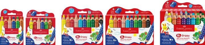 Image du produit Faber-Castell Farbstiftetui Grippy 16 Stück sortiert (Trié, 16 x)