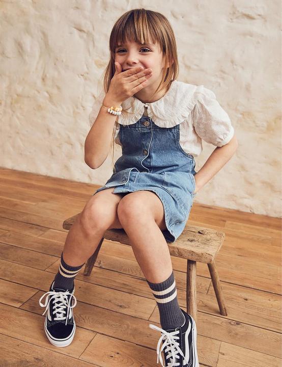 Produktbild La Redoute Collections Jeans-Latzkleid (164)