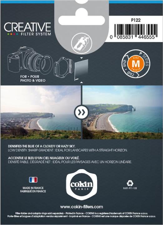 Image du produit Cokin Filtre P122 Déroulement 1 (82 mm, Filtre polarisant, 84 mm)