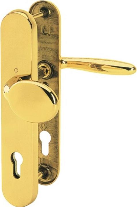 Produktbild Hoppe Schutzgarnitur Pisa M76G/361A/360/151 Messing F77-R 92 mm 67-72 mm (Türgriff)