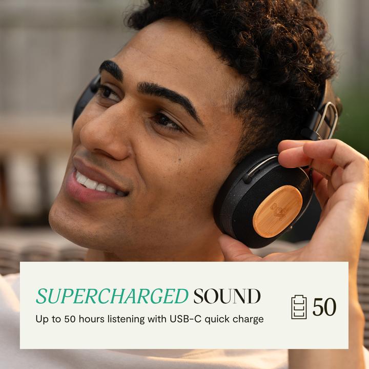 Actual product image House of Marley Positive Vibration Bluetooth headphones (50 h)