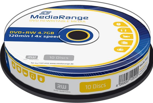 Produktbild MediaRange 10 x DVD+RW (10 x)