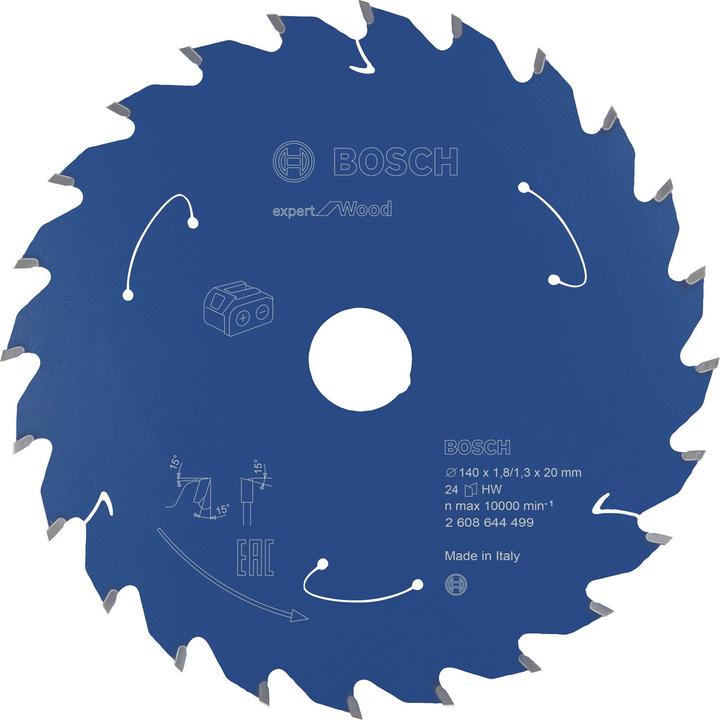 Bosch Professional Zubehör Cirkelzaagblad voor accuzagen Expert for Wood