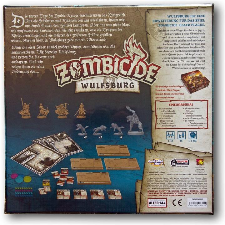 Produktbild Asmodée Zombicide Black Plague Wulfsburg (Deutsch)