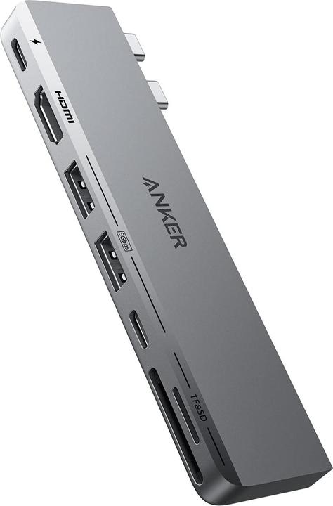 Actual product image Anker 547 USB-C Hub (7-in-2, for MacBook (USB-C, 7 Ports)