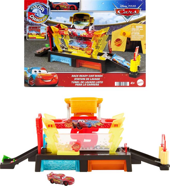 Productafbeelding Disney Pixar Cars Color Changers Lightning McQueen Autowaschanlage