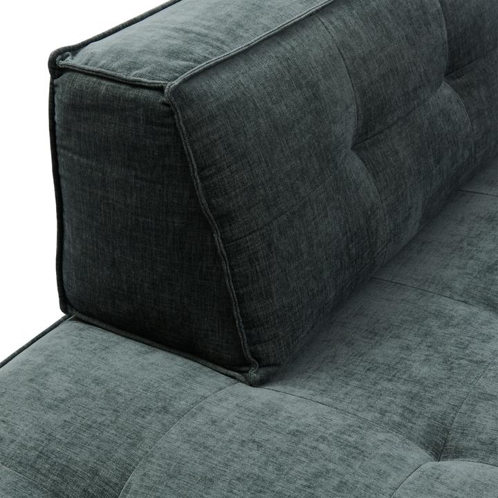 Produktbild Rivièra Maison Brandon Lounger Left, copperfield weave, harbour blue