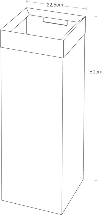 Produktbild Yamazaki Hoher Papierkorb TOWER (27 l)