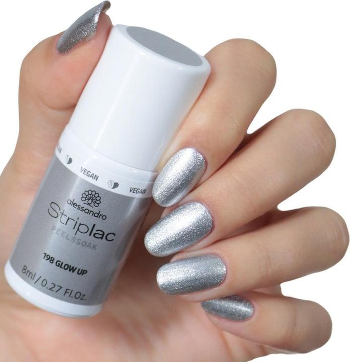 Actual product image Alessandro Striplac Peel or Soak off (198 Glow up, Colour paint)