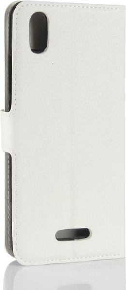 Produktbild MU Classic Magnetische Leder Hülle mit Litchitextur (Wiko Lenny 4 Plus)
