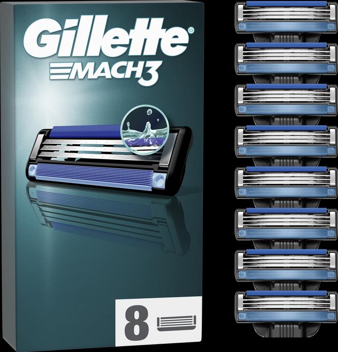 Produktbild Gillette Mach3 Rasierklingen für Männer 8 Stück (8 x)