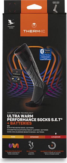 Immagine prodotto Therm-ic Calze Ultra Calde Performance S.E.T. SPack 1400 BT (taglia: 45.0 - 47.0, grigio/or (45 - 47)