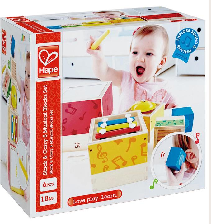 Produktbild Hape Musik-Stapelwürfel (Deutsch)