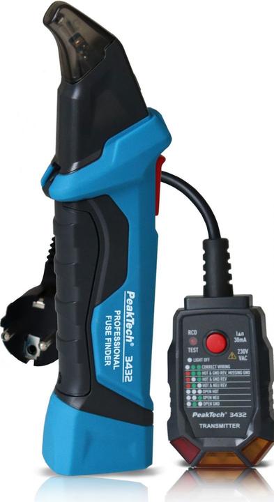 Actual product image Peaktech P 3432 Line locator / circuit detector