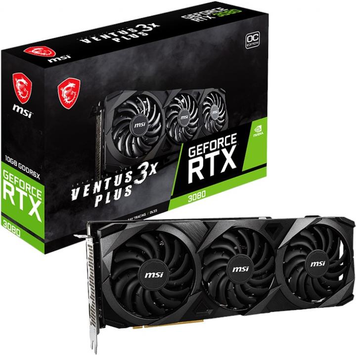 Immagine prodotto MSI GeForce RTX 3080 Ventus 3X Plus 10G OC LHR (10 GB)