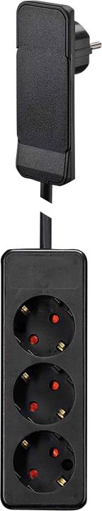 Immagine prodotto NVB 104561 Presa multipla nera a spina piatta 1 pz. (3 x, 1.60 m)