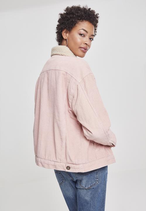 Actual product image Urban Classics Ladies Oversize Sherpa Corduroy Jacket (XL)