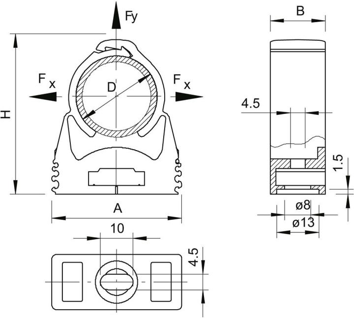 Produktbild OBO Bettermann OBO SQ-28 27,5-32mm starQuick-Schelle