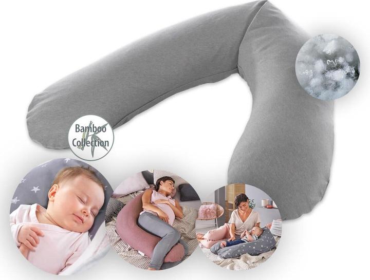Produktbild Theraline Stillkissen "Das Original" mit Polyester Hohlfaser Füllung inkl. Bezug 190 cm (190 cm)