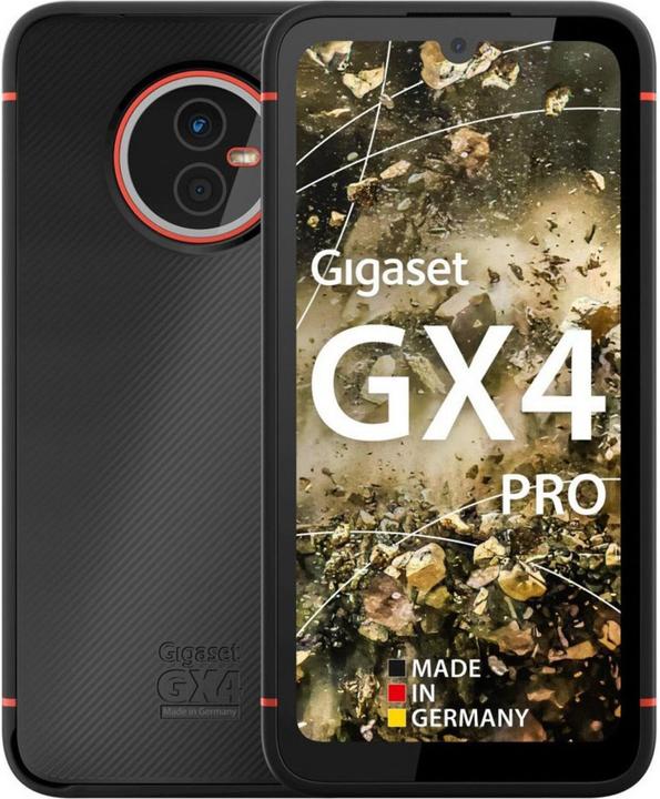 Produktbild Gigaset GX4 PRO (128 GB, Schwarz, 6.10", Dual SIM, 48 Mpx, 4G)