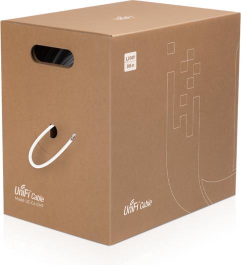 Produktbild Ubiquiti U-Cable-C6-CMP - UniFi-Kabel Cat. 6 CMP-Schutzklasse, 305 m (U/UTP, CAT6, 305 m)