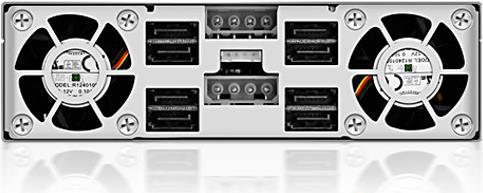 Actual product image Icy Box IB-2222SSK 4-Bay 2.5" Backplane, Hot-SWAP, black