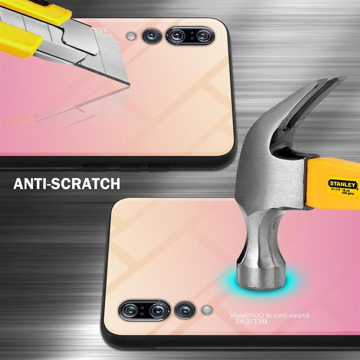 Image du produit Cadorabo Couverture en verre TPU 2 couleurs (Huawei P20 Pro, Huawei P20 Plus)