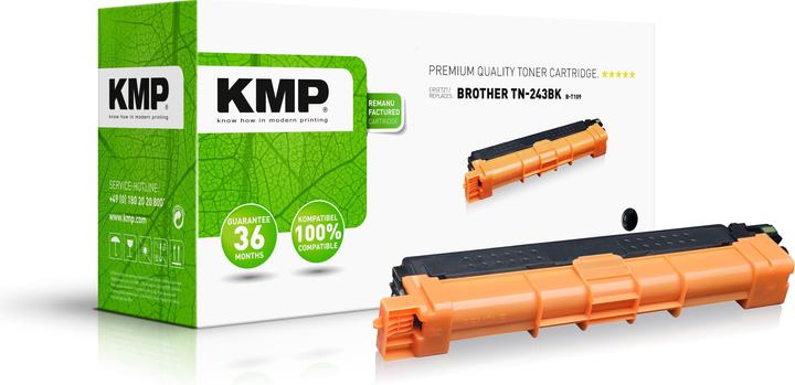 Actual product image KMP Toner replaces Brother TN243BK Compatible Black 1000 pages B-T109 (1268,0000)