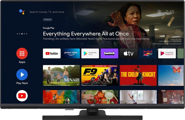 Produktbild JVC QLED TV 32 Zoll Fernseher Full HD Android TV (HDR Smart TV, Triple-Tuner) LT-32VQF545A (32", QLED, Full HD, 2024)