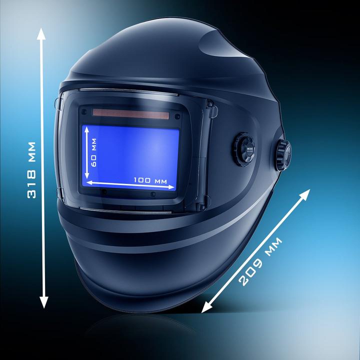 Actual product image Stahlwerk Welding helmet BULLET 3-in-1 automatic welding helmet welding shield