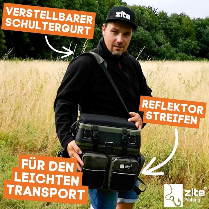 Actual product image Zite Multifunctional fishing tackle backpack