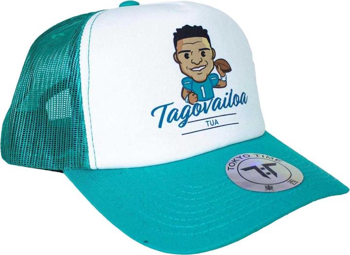 Produktbild Tokyo Time Erwachsene Tua Tagovalioa NFLPA Mesh Back Trucker Cap (One Size)