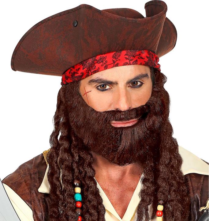 Actual product image Widmann Beard with moustache: for different characters