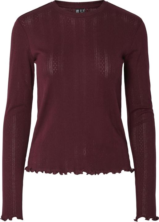 Produktbild Pieces Pcmarie Ls O-Neck Poin Top Jrs Noos Bc (L)