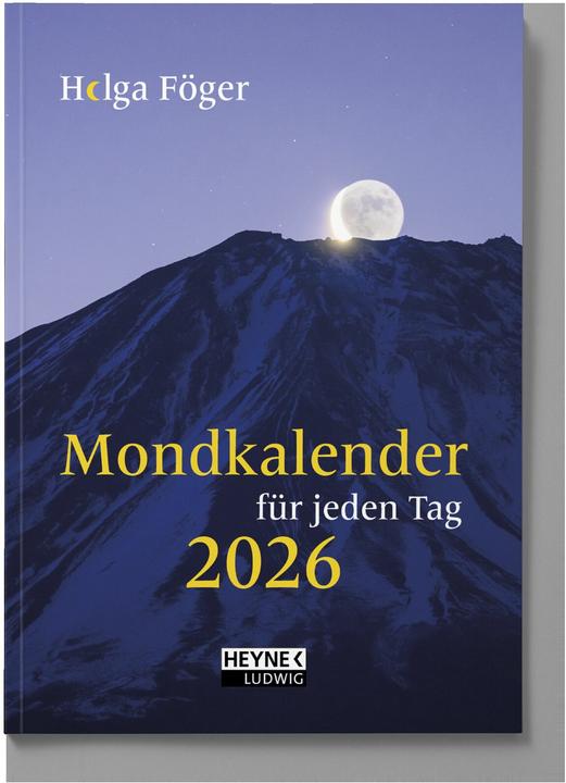 Produktbild Heyne Ludwig Mondkalender für jeden Tag 2026 (10.5 x 14 cm, Harter Einband, Deutsch)