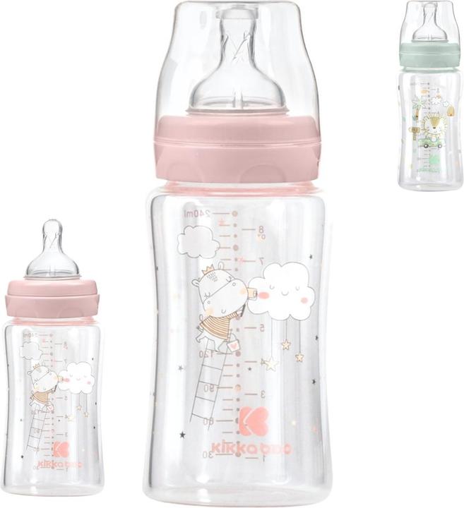 Actual product image Kikkaboo biberon en verre bébé 240 ml (240 ml)