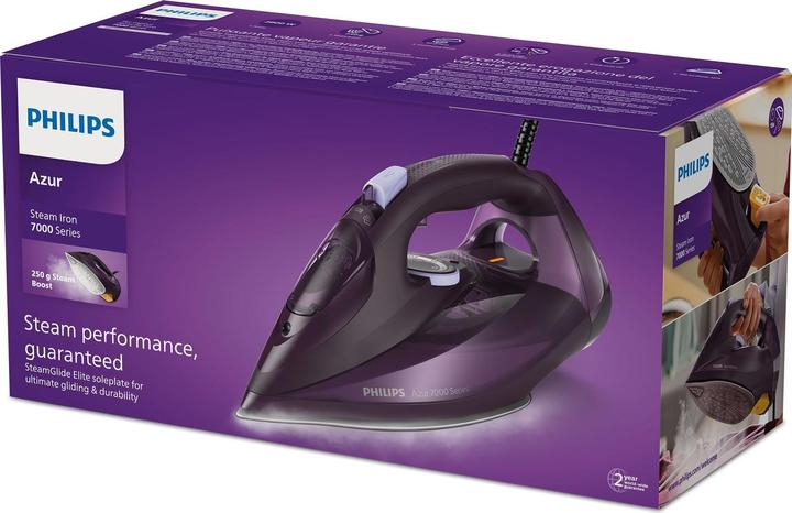 Actual product image Philips 7000 Series Garų lygintuvas DST7051/30, 2800W, 50 g/min continous steam, 250g steam boost, vertical (2800 W, 250 g/min)