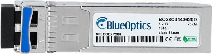 Actual product image CBO Alcatel-Lucent 3FE65106AA01 compatible BlueOptics cSFP BO28C4334620D