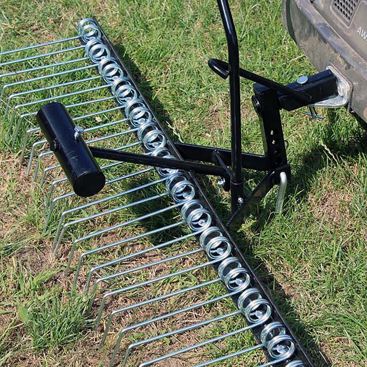 Produktbild Wiltec Vertikutierer 120cm für Aufsitzmäher Rasenlüfter Rasenpflege Rasentraktor