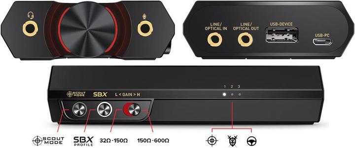 Image du produit Creative Sound BlasterX G5 (USB)