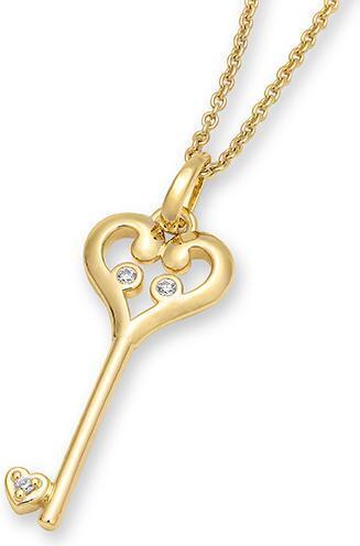 Breuning COLLIER - BRILL. 0,03 Ct. H/si (585, - Gold)