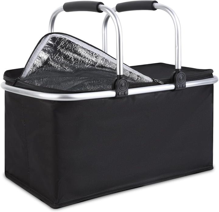 Actual product image Aokley Isolierter Picknick- und Einkaufskorb