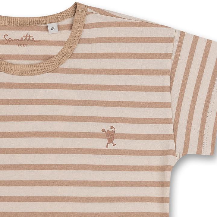 Immagine prodotto Sanetta T shirt unisex a righe beige (68)