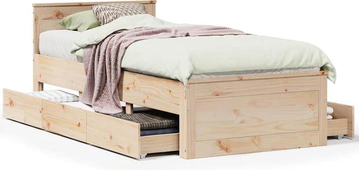 Produktbild VidaXL Bett ohne Matratze mit Kopfteil (120 x 200 cm)