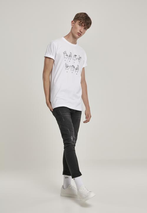 Actual product image Mister Tee FU Sign Language Tee (XS)
