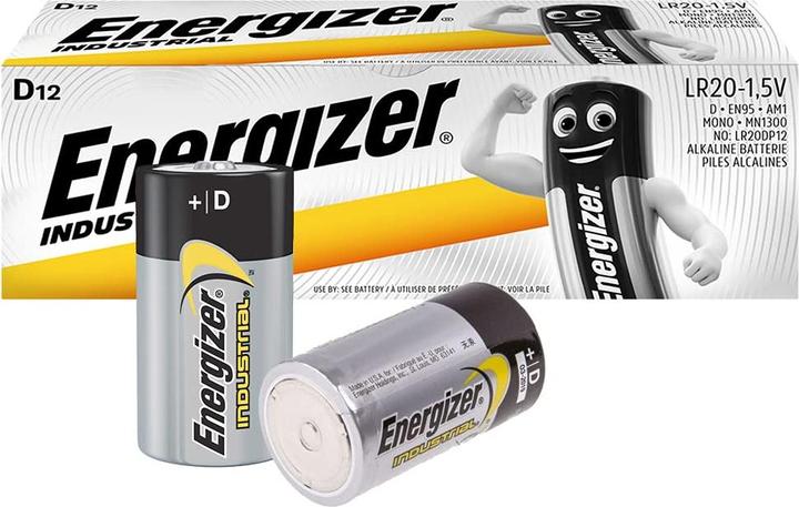 Produktbild Energizer Industrial D 1.5V (12 Stk., D, 20500 mAh)