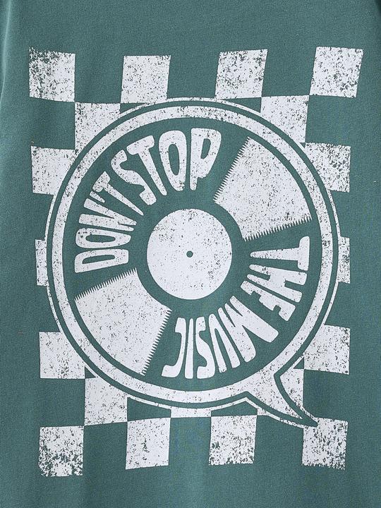 Immagine prodotto Jonen Camicia oversize da ragazzo con stampe e cotone riciclato (140)