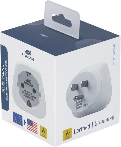 Actual product image Rivacase PS4301 W00 Power plug adapter type C (Euro plug)
